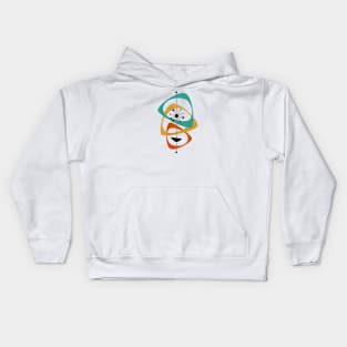 Mid Century Modern 16 Kids Hoodie